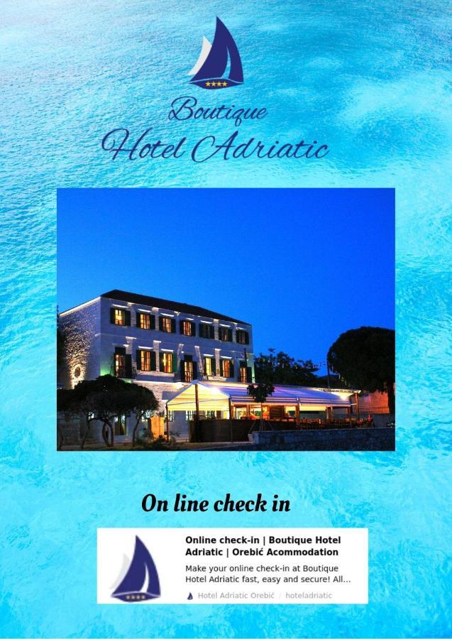 Heritage Boutique Hotel Adriatic-Adults Only Orebić Exteriér fotografie